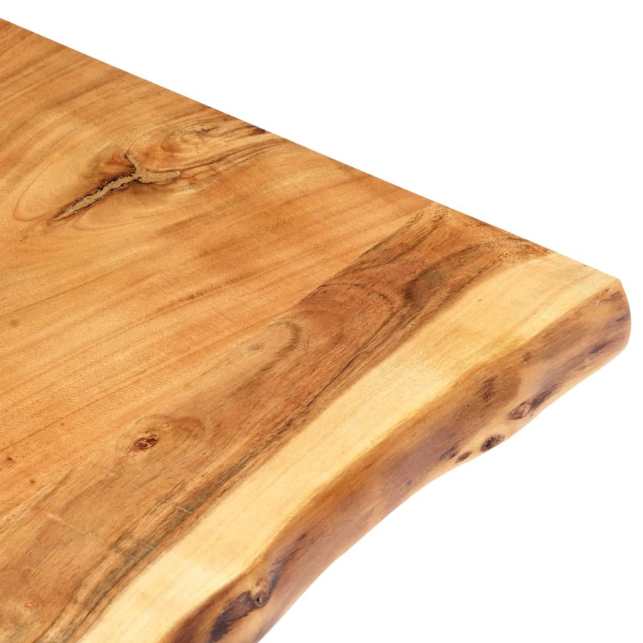 Tafelblad 118X(50-60)X2,5 Cm Massief Acaciahout 118 x 60 x 2.5 cm