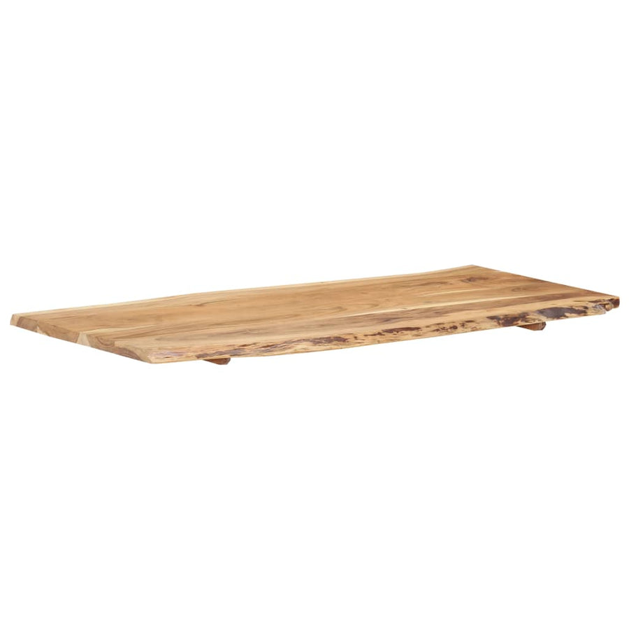 Tafelblad 118X(50-60)X2,5 Cm Massief Acaciahout 118 x 60 x 2.5 cm