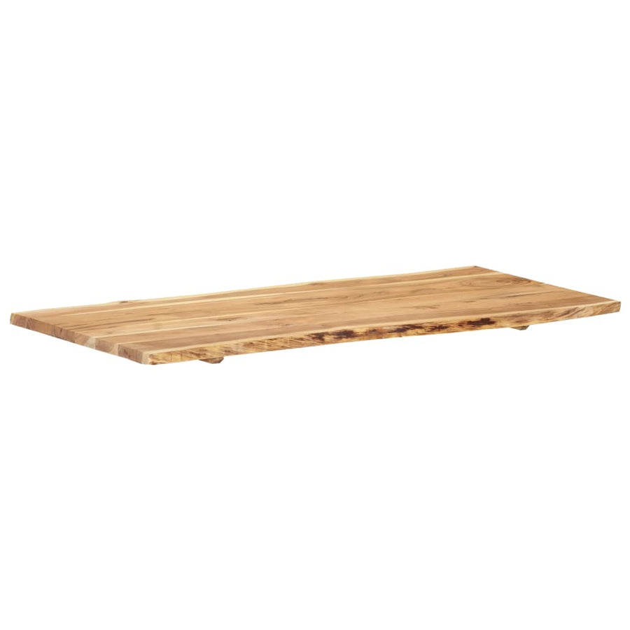 Tafelblad 118X(50-60)X2,5 Cm Massief Acaciahout 118 x 60 x 2.5 cm