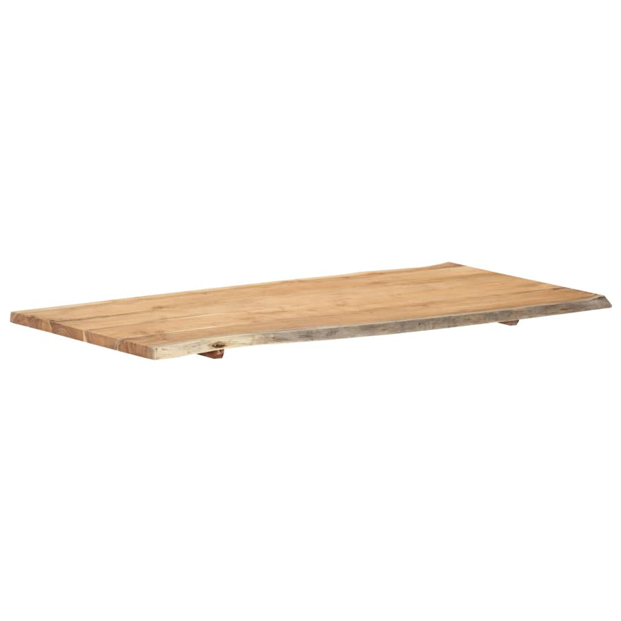 Tafelblad 118X(50-60)X2,5 Cm Massief Acaciahout 118 x 60 x 2.5 cm