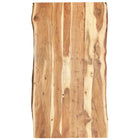Tabletop 118x(50-60)x3.8 cm solid acacia wood