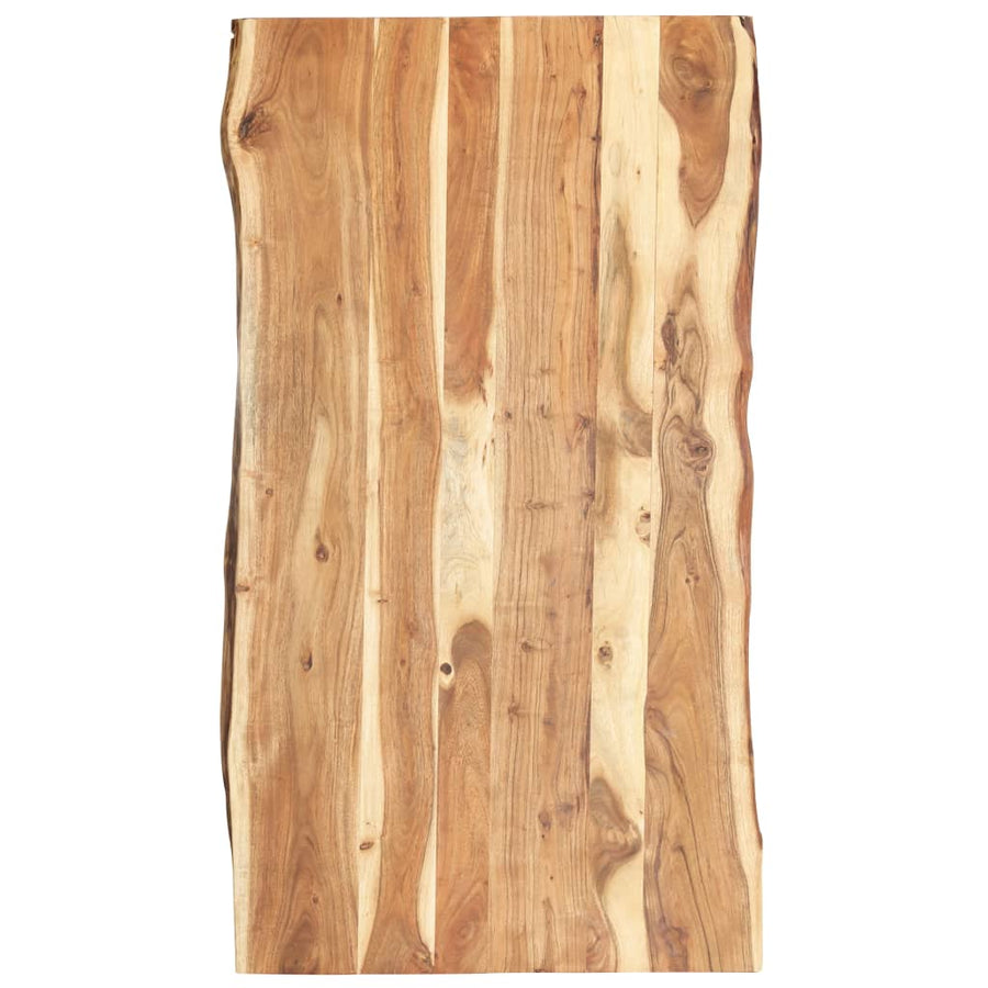 Tafelblad 8X(50-60)X3,8 Cm Massief Acaciahout 118 x 60 x 3.8 cm