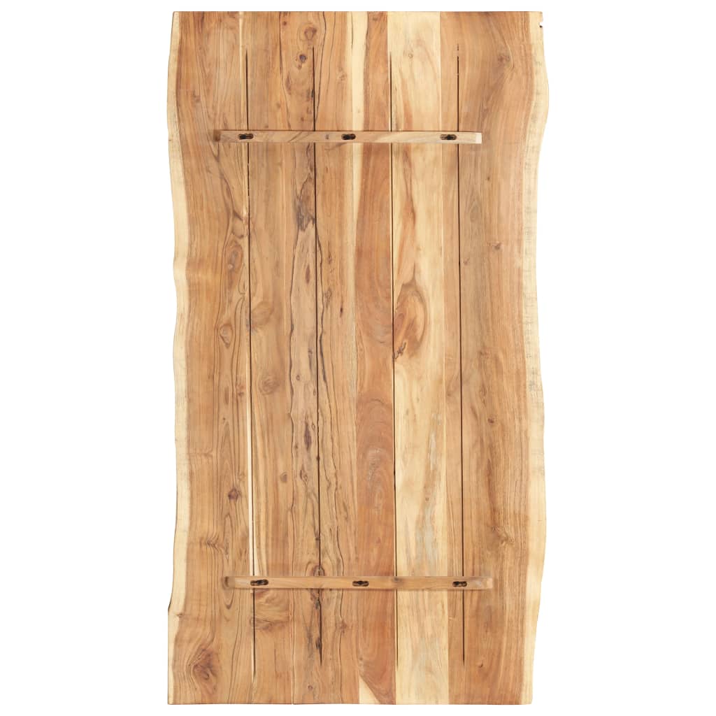 Tafelblad 8X(50-60)X3,8 Cm Massief Acaciahout 118 x 60 x 3.8 cm