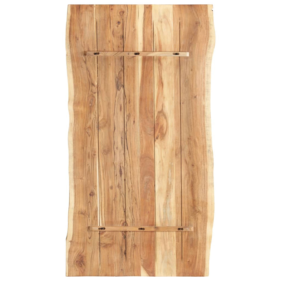 Tafelblad 8X(50-60)X3,8 Cm Massief Acaciahout 118 x 60 x 3.8 cm