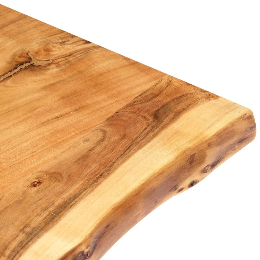 Tafelblad 8X(50-60)X3,8 Cm Massief Acaciahout 118 x 60 x 3.8 cm