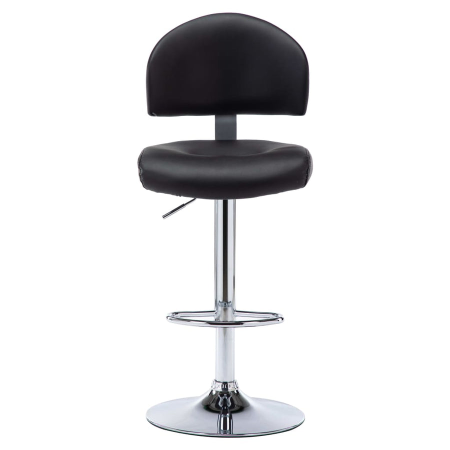 Barstoelen 2 St Kunstleer Zwart