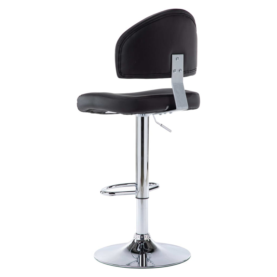 Barstoelen 2 St Kunstleer Zwart
