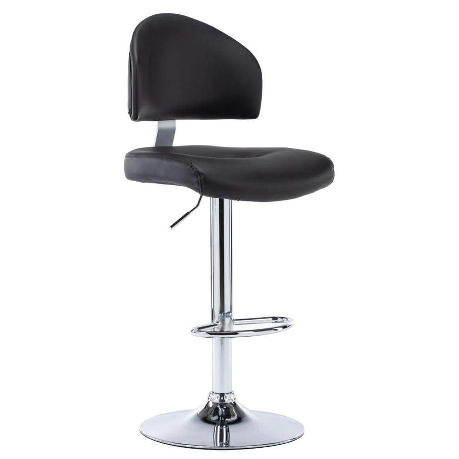 Barstoelen 2 St Kunstleer Zwart