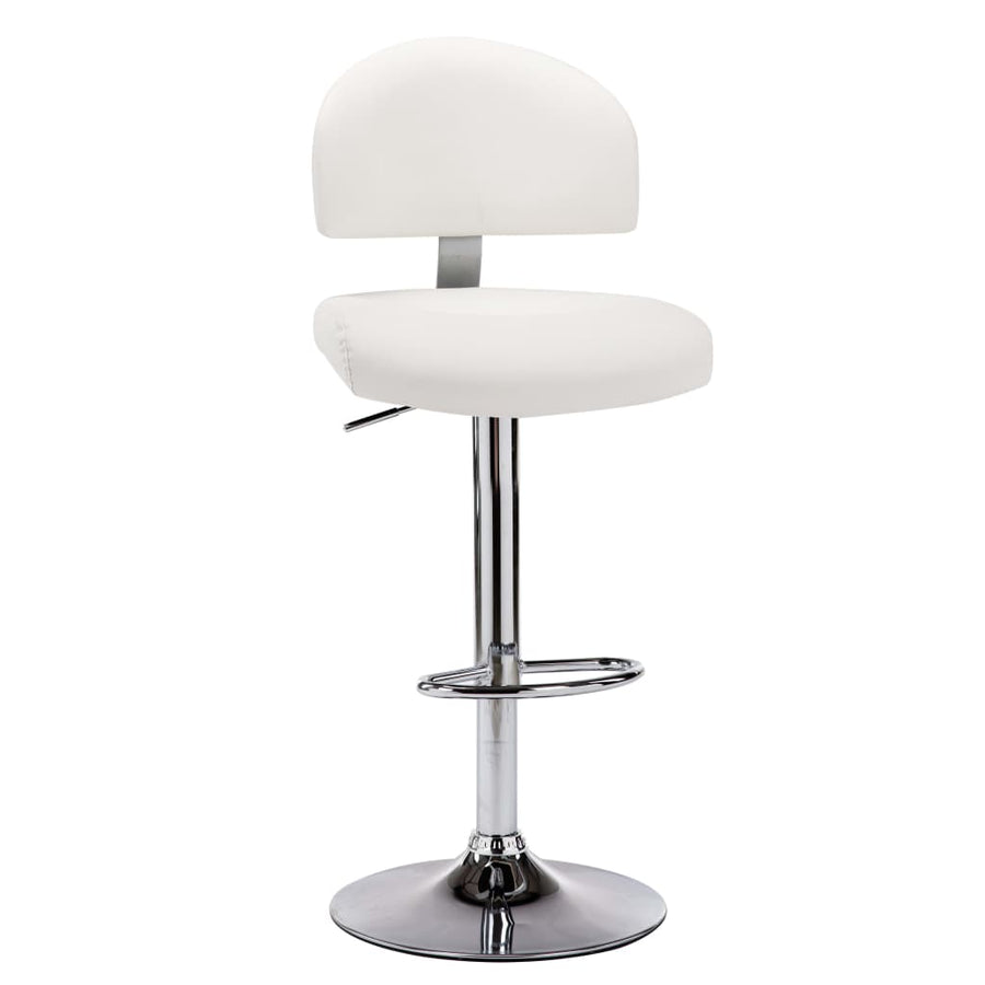 Barstoelen 2 St Kunstleer Wit