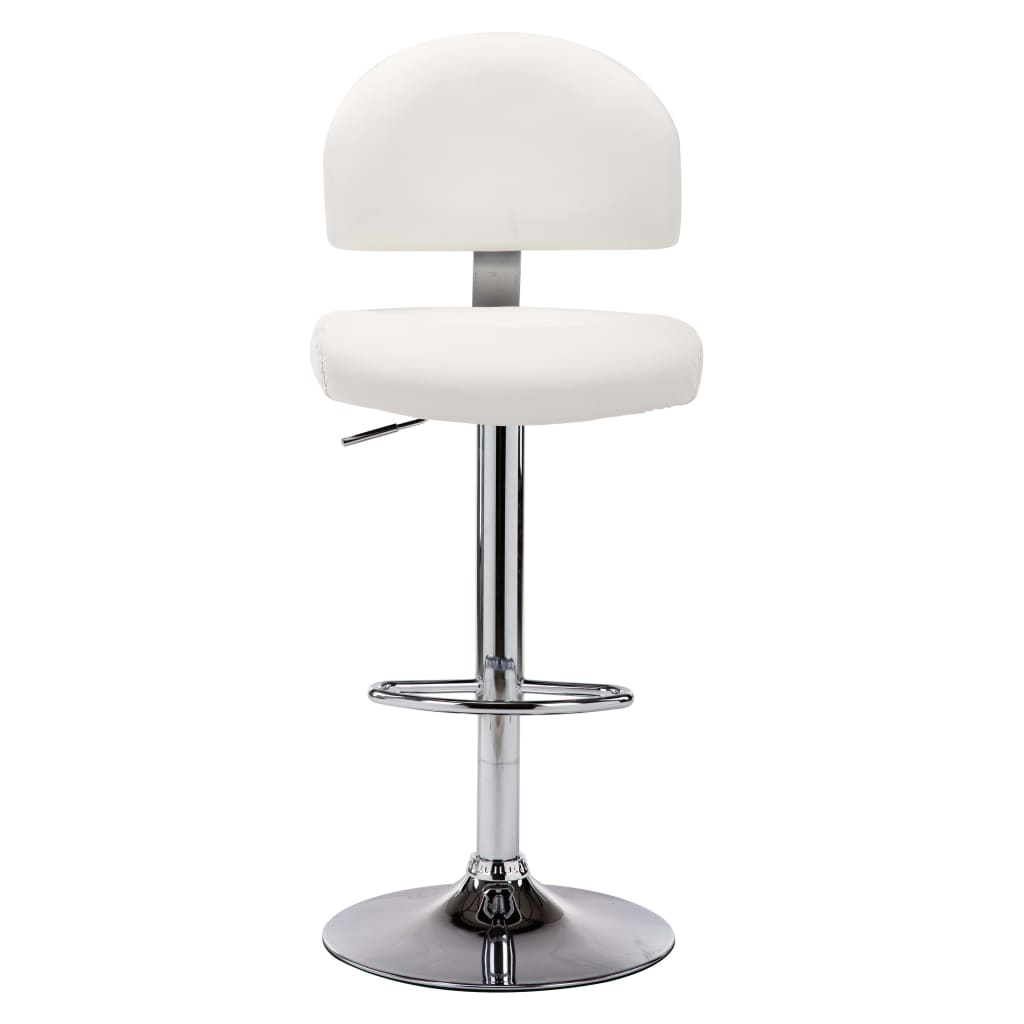 Barstoelen 2 St Kunstleer Wit