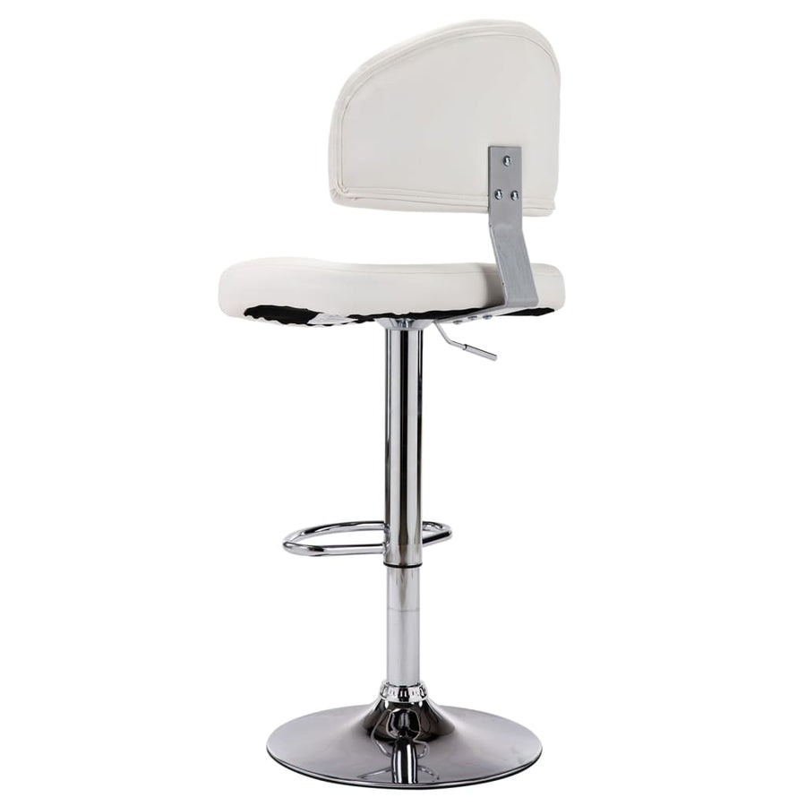 Barstoelen 2 St Kunstleer Wit