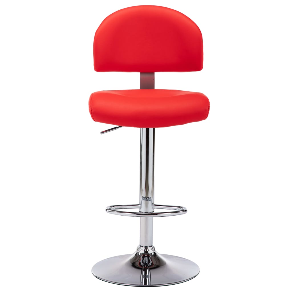 Barstoelen 2 St Kunstleer Rood