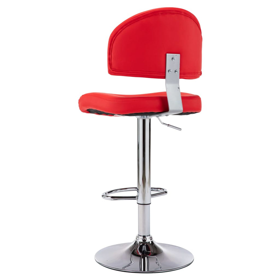 Barstoelen 2 St Kunstleer Rood
