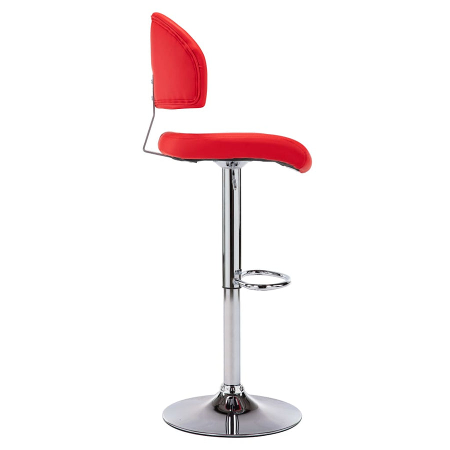 Barstoelen 2 St Kunstleer Rood