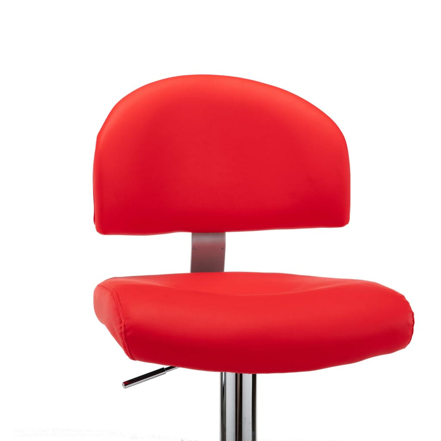 Barstoelen 2 St Kunstleer Rood