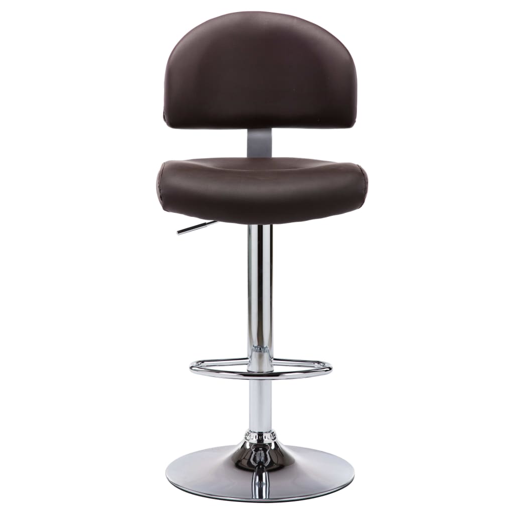 Barstoelen Kunstleer 2 Bruin