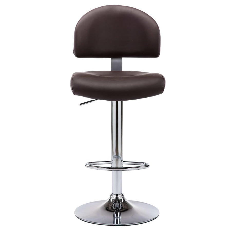 Barstoelen Kunstleer 2 Bruin