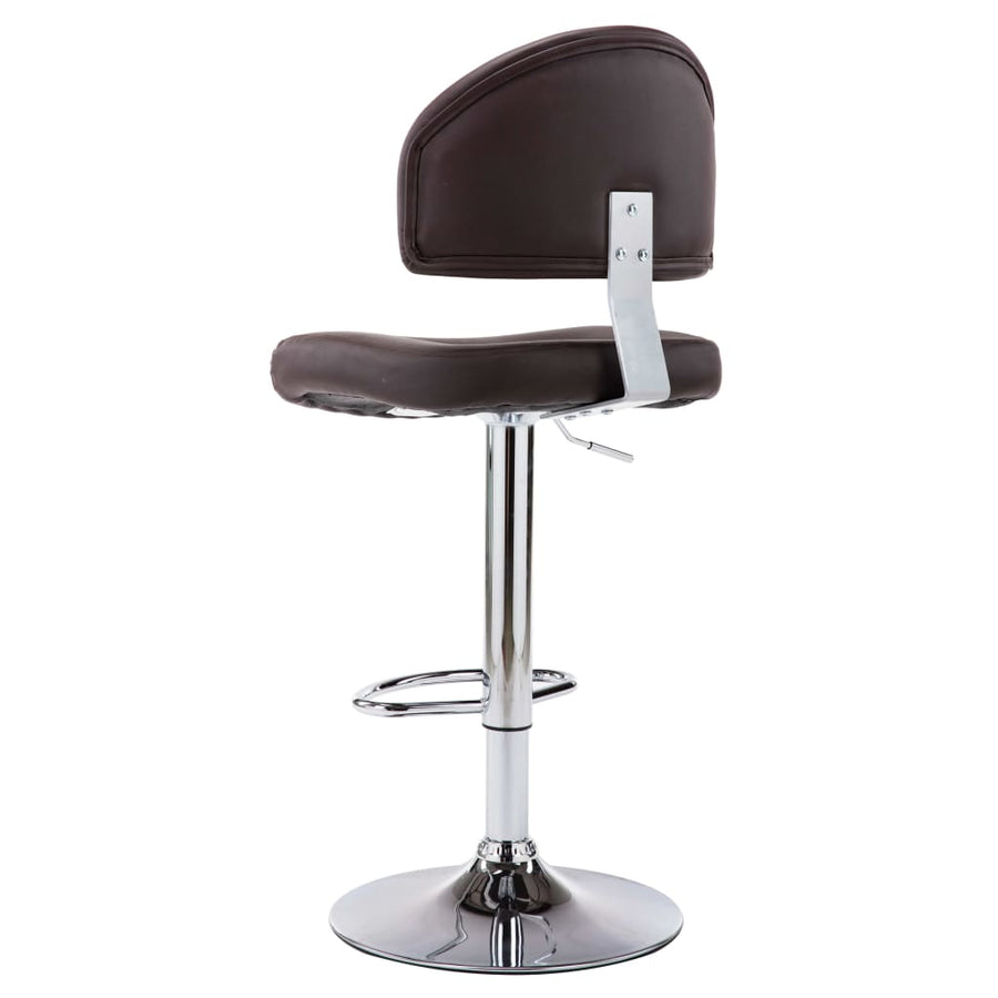 Barstoelen Kunstleer 2 Bruin