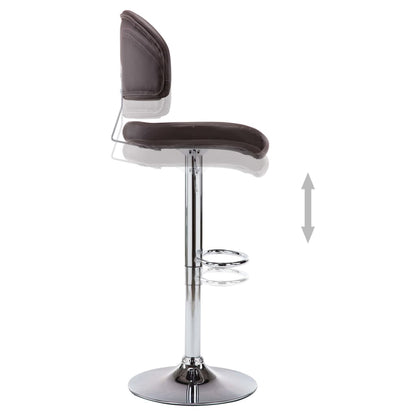 Barstoelen Kunstleer 2 Bruin