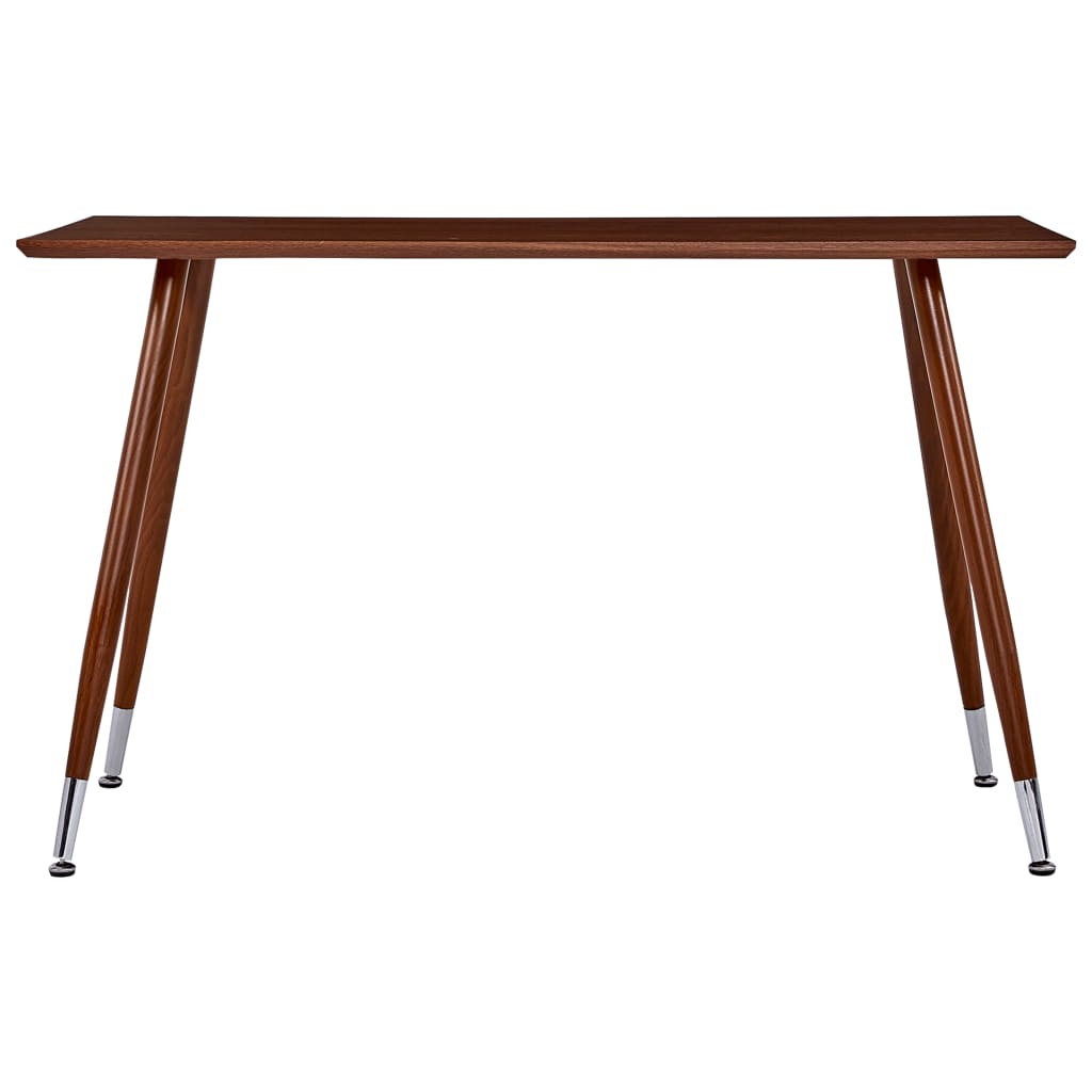 Eettafel 120x60x74 cm MDF bruin