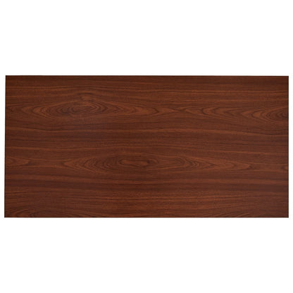 Eettafel 120x60x74 cm MDF bruin