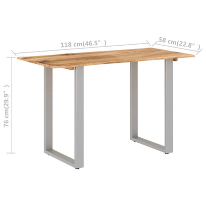 Eettafel Massief Acaciahout 118 x 58 x 76 cm