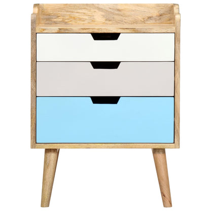 Nachtkastje 47X35X63 Cm Massief Mangohout