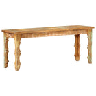 Bench 110x35x45 cm solid reclaimed wood