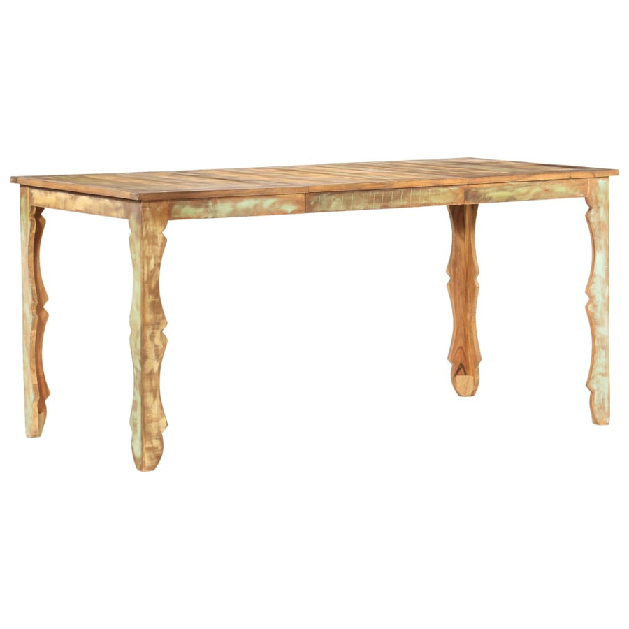 Eettafel 160x80x76 cm massief gerecycled hout