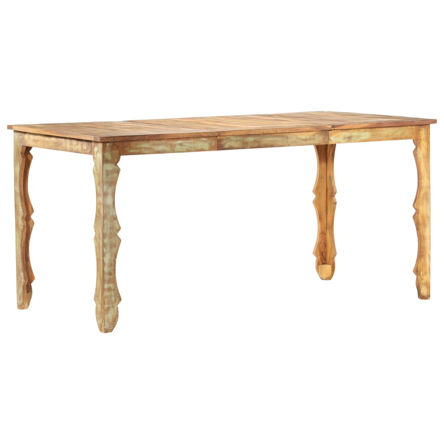 Eettafel 160x80x76 cm massief gerecycled hout