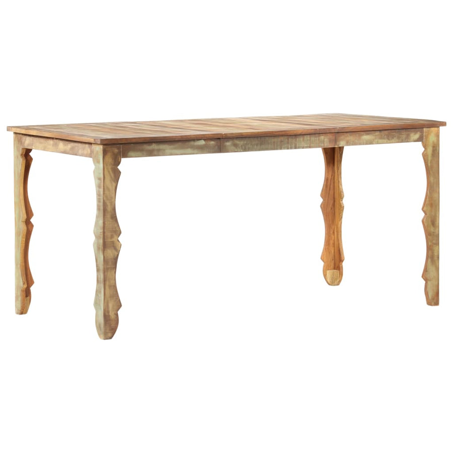 Eettafel 160x80x76 cm massief gerecycled hout