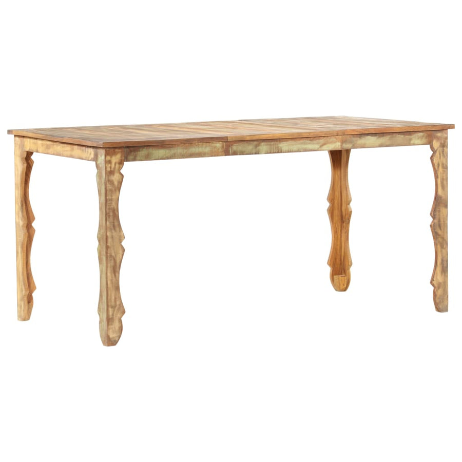 Eettafel 160x80x76 cm massief gerecycled hout