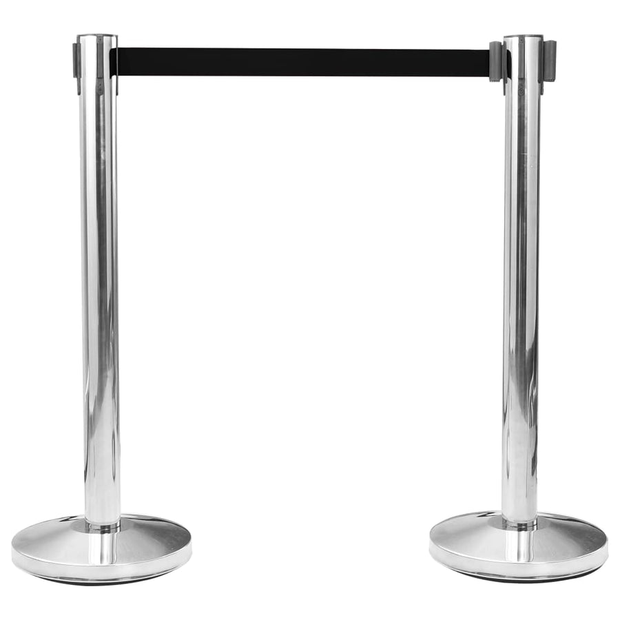 Afzetkoord Uittrekbaar 200 Cm 1 Zwart