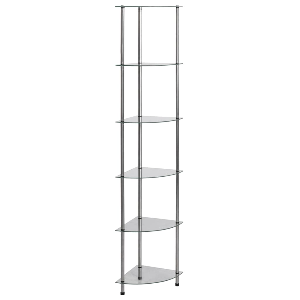 Kastje 30X30X60 Cm Gehard Glas Transparant Doorzichtig 6-laags