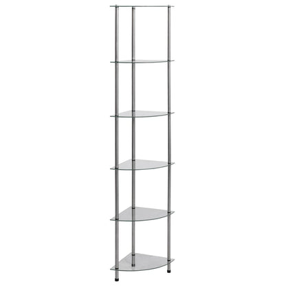 Kastje 30X30X60 Cm Gehard Glas Transparant Doorzichtig 6-laags