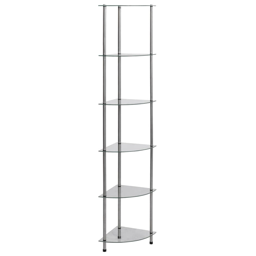 Kastje 30X30X60 Cm Gehard Glas Transparant Doorzichtig 6-laags