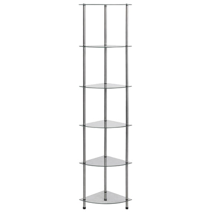 Kastje 30X30X60 Cm Gehard Glas Transparant Doorzichtig 6-laags