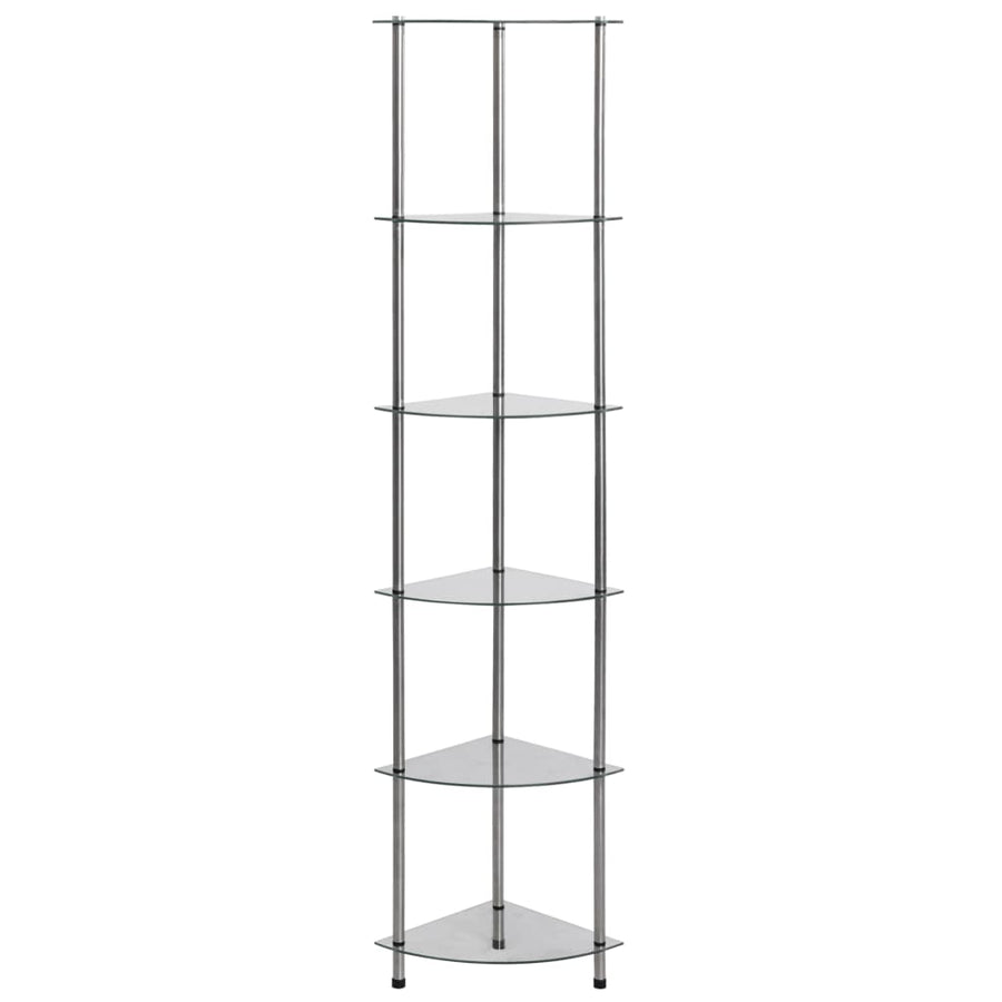 Kastje 30X30X60 Cm Gehard Glas Transparant Doorzichtig 6-laags