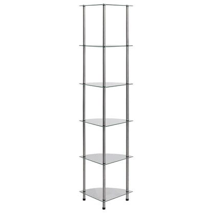 Kastje 30X30X60 Cm Gehard Glas Transparant Doorzichtig 6-laags