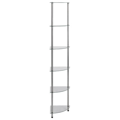 Kastje 30X30X60 Cm Gehard Glas Transparant Doorzichtig 6-laags