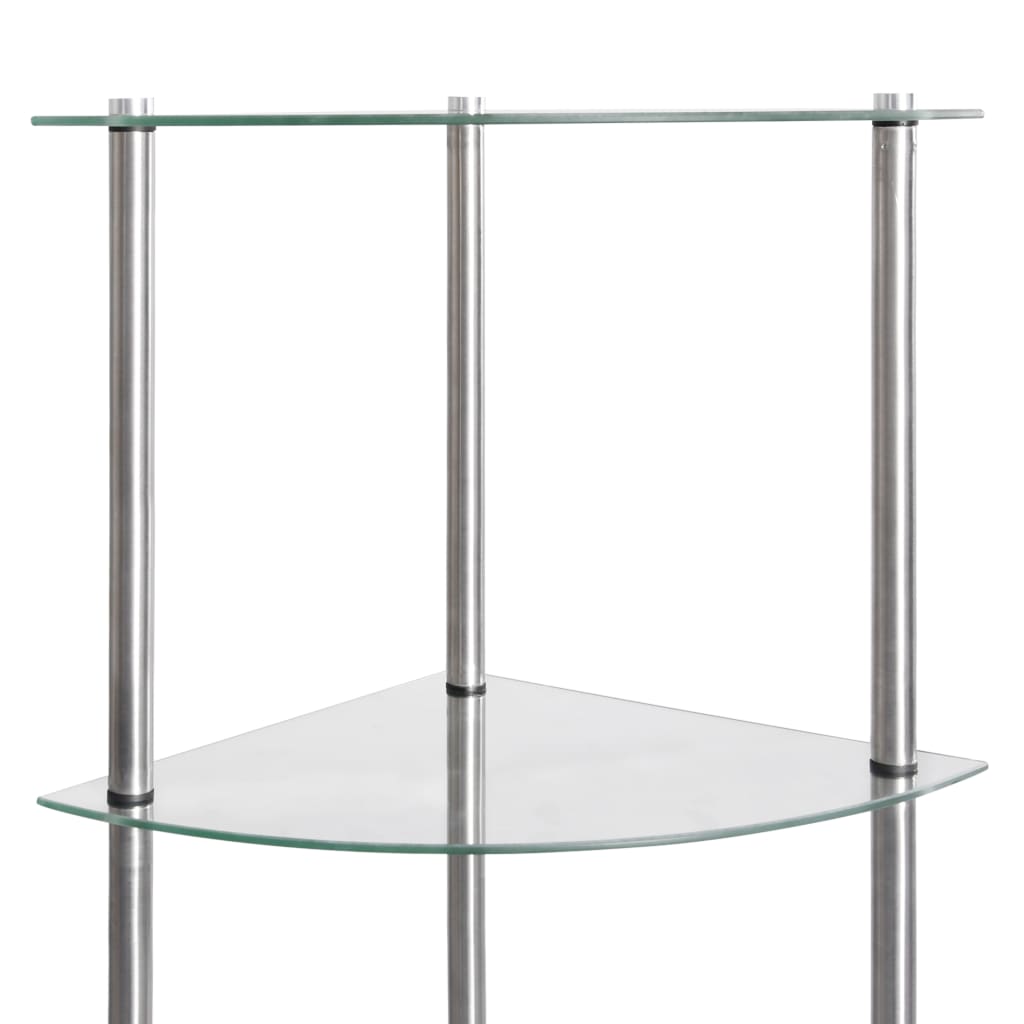Kastje 30X30X60 Cm Gehard Glas Transparant Doorzichtig 6-laags