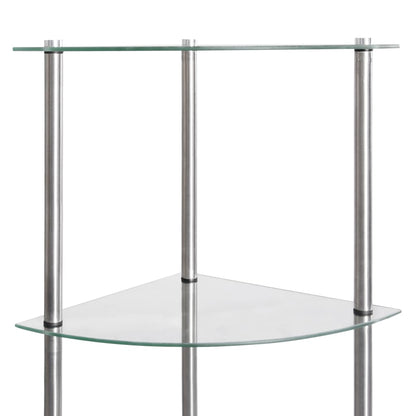 Kastje 30X30X60 Cm Gehard Glas Transparant Doorzichtig 6-laags