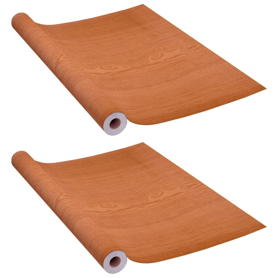 Deurfolies Zelfklevend 10X90 Cm Pvc Lichtkleurig 2 Eiken