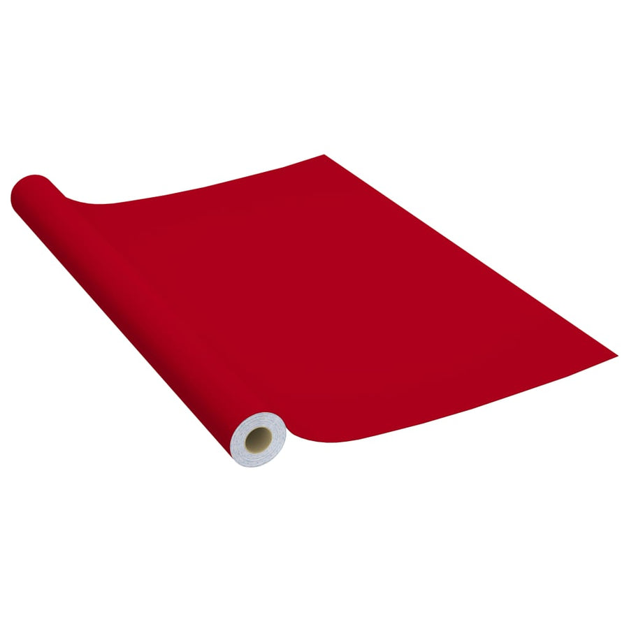 Meubelfolie Zelfklevend 500X90 Cm Pvc 1 Rood