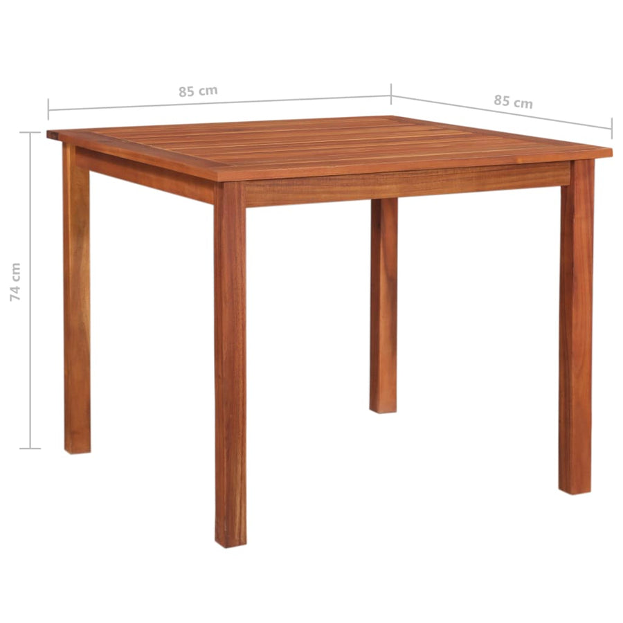 Tuintafel 85X85X74 Cm Massief Acaciahout