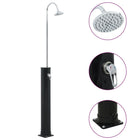 Solardouche 20L 214 cm zwart