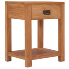 Bedside table 35x35x50 cm solid teak