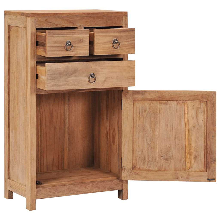 Dressoir 50x30x90 cm massief teakhout