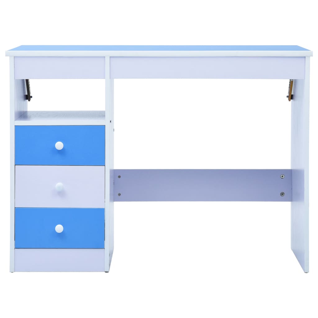 Kindertekentafel/-Bureau Kantelbaar En Wit Blauw