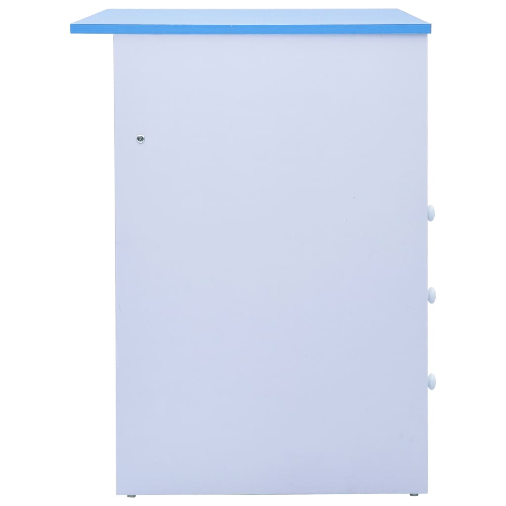 Kindertekentafel/-Bureau Kantelbaar En Wit Blauw